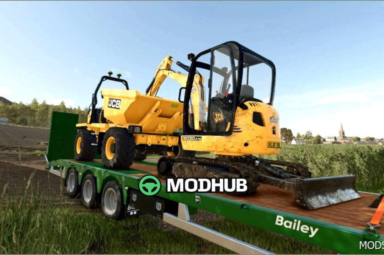 Екскаватор JCB 8030 ZTS для Farming Simulator 25