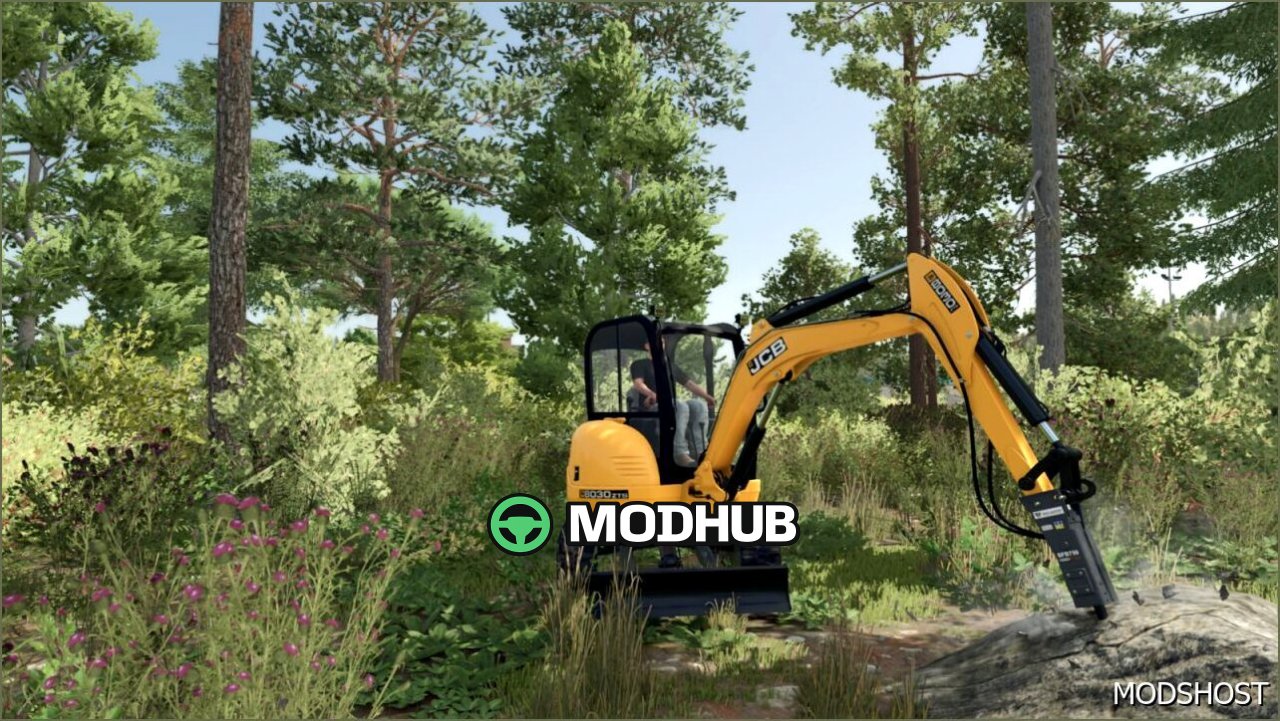 Excavator JCB 8030 ZTS for Farming Simulator 25