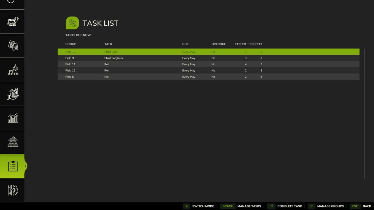 Мод «Список завдань» для Farming Simulator 25