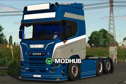 Scania R650 FS25 Lkw-Mod für Farming Simulator 25