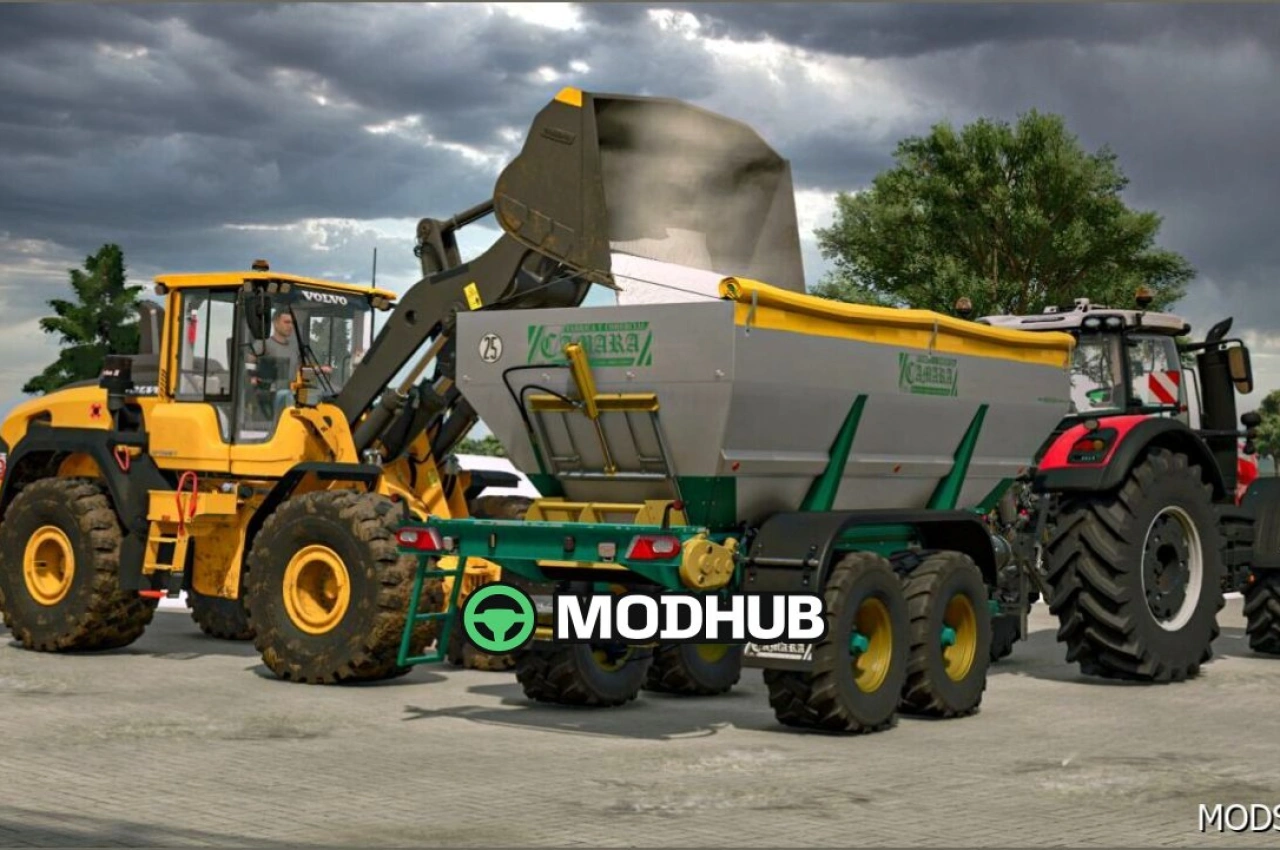 Розкидачі добрив Camara для Farming Simulator 25