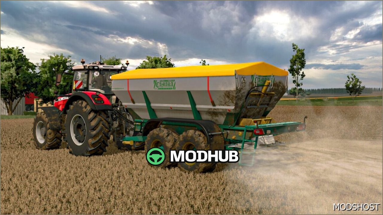 Розкидачі добрив Camara для Farming Simulator 25