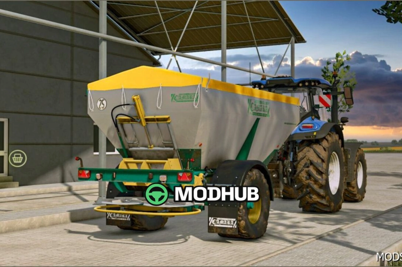 Розкидачі добрив Camara для Farming Simulator 25