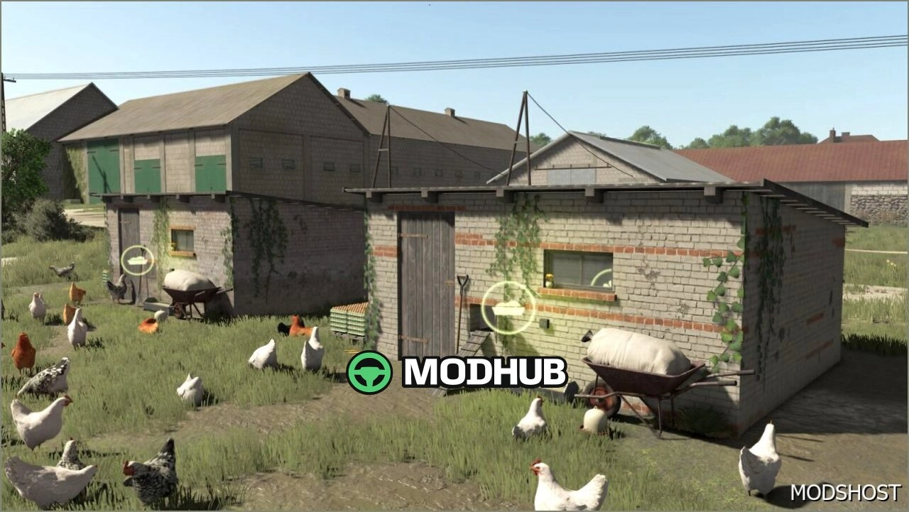 Курятники для Farming Simulator 25