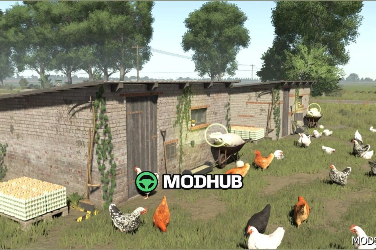 Курятники для Farming Simulator 25