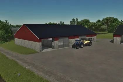 Пакет ангарів для техніки (Machine Hall Package) для Farming Simulator 25