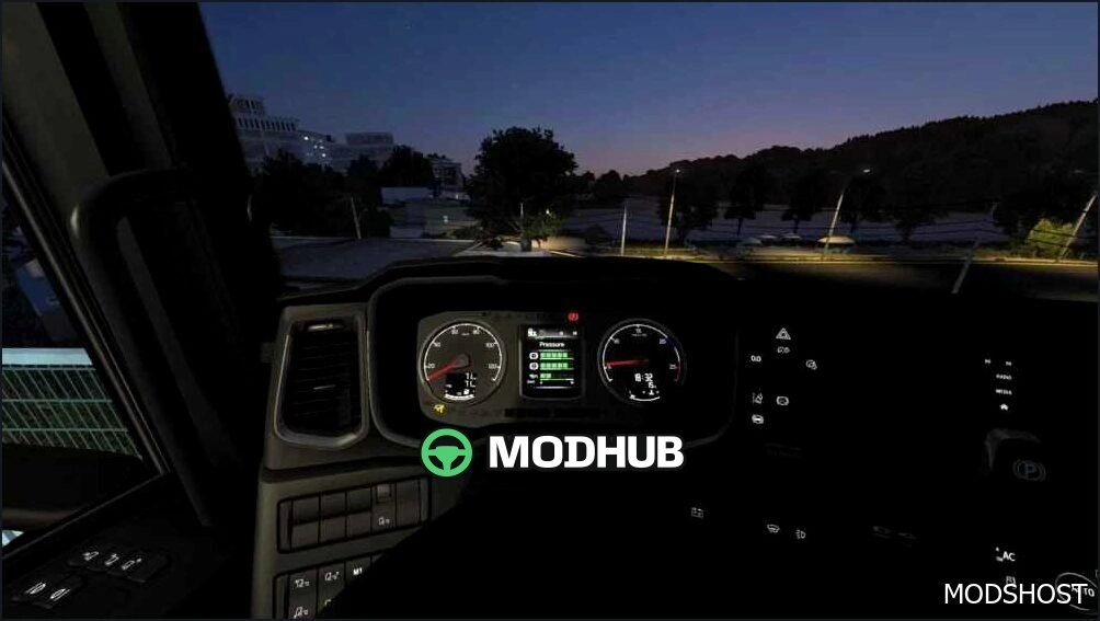 Мод панелі Scania NG для Euro Truck Simulator 2