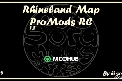 Rhineland Map for Euro Truck Simulator 2