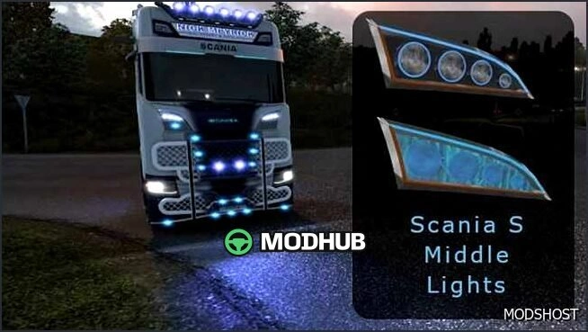 Додаткові фари Scania S для Euro Truck Simulator 2
