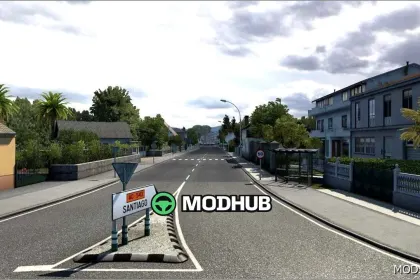 Santiago DE Compostela Map Mod for Euro Truck Simulator 2