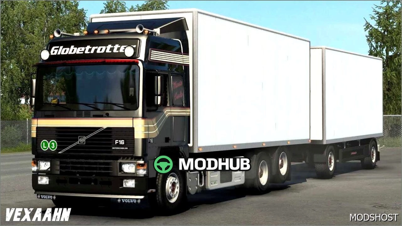 Вантажівка Volvo F Series Rigid + BDF Причеп для Euro Truck Simulator 2