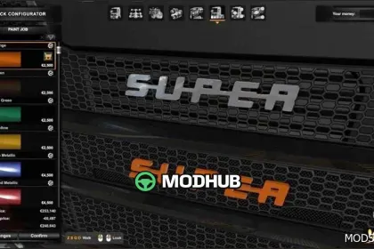 LED Logo Interior Addon for Scania NG and Streamline for Euro Truck Simulator 2