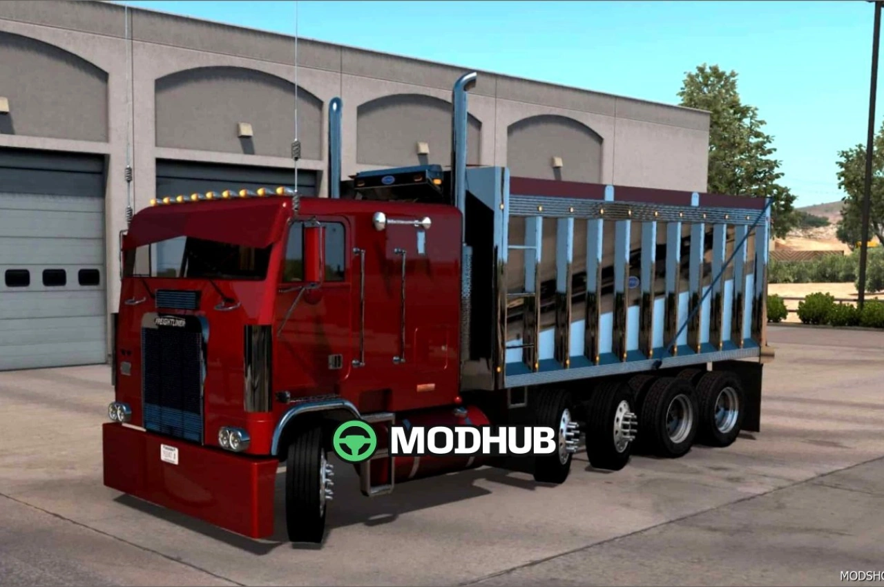 Вантажівка Freightliner FLB для American Truck Simulator