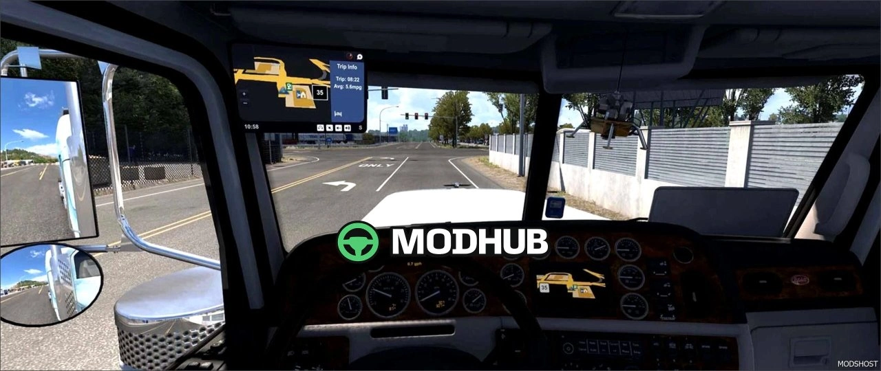 GPS Мод HD V1.5.8 для American Truck Simulator