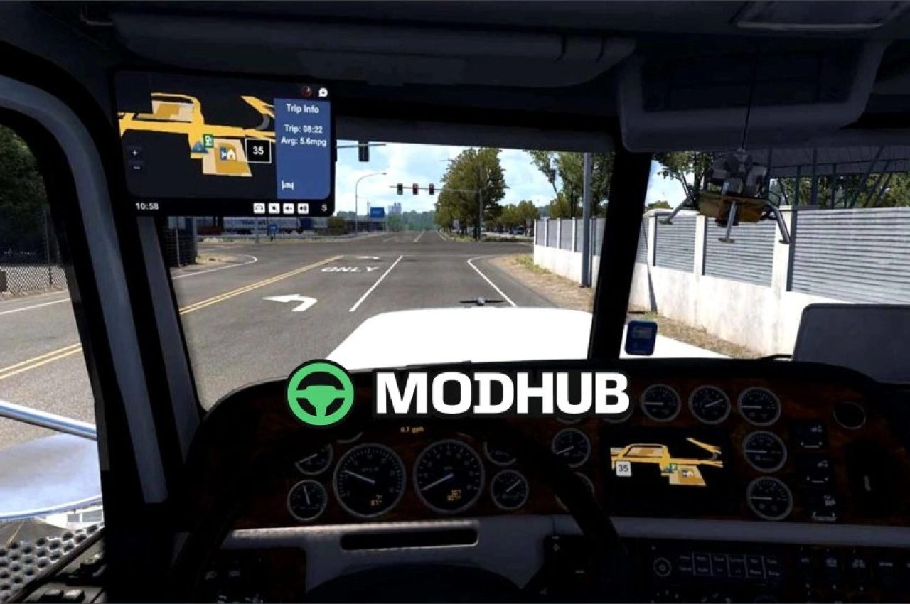 GPS Мод HD V1.5.8 для American Truck Simulator