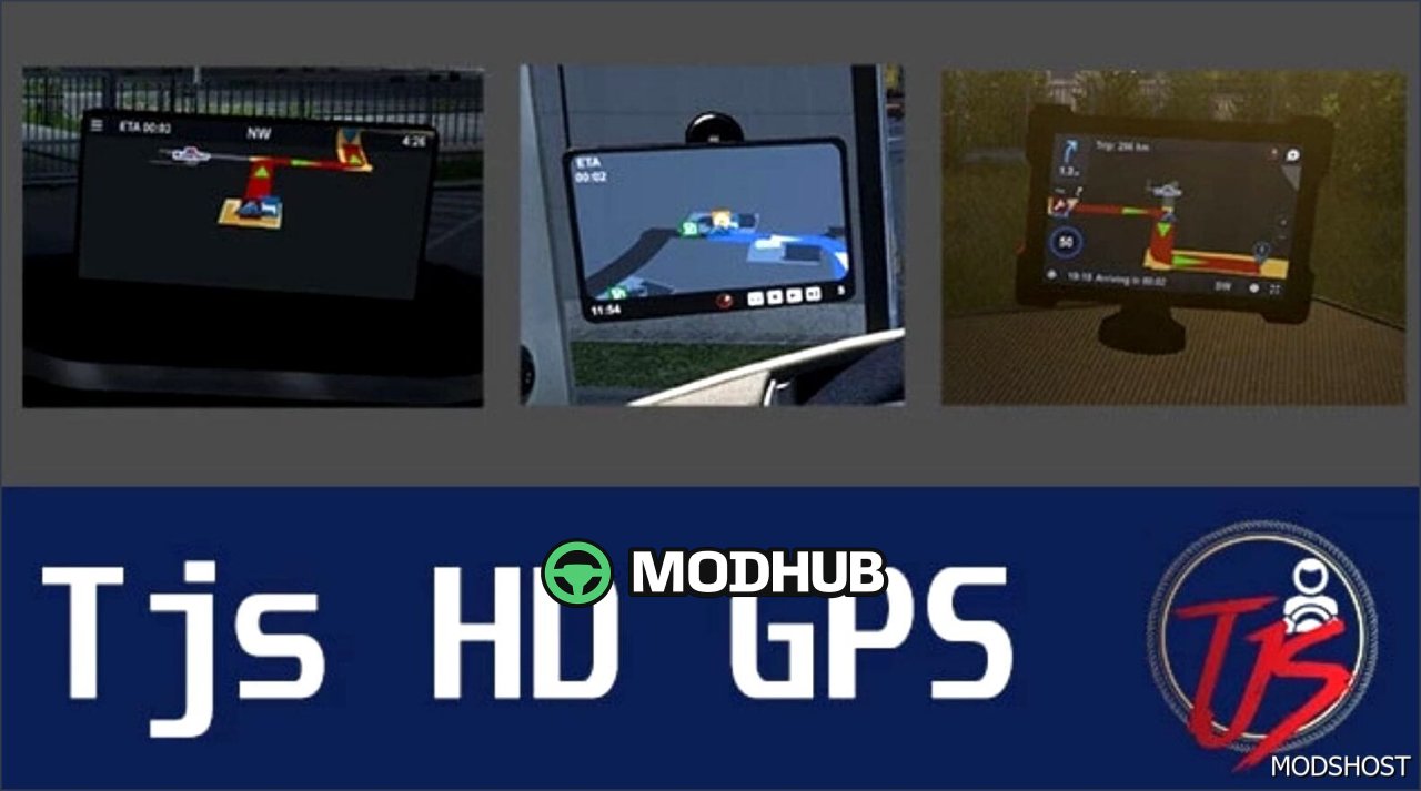 GPS Мод HD V1.5.8 для American Truck Simulator