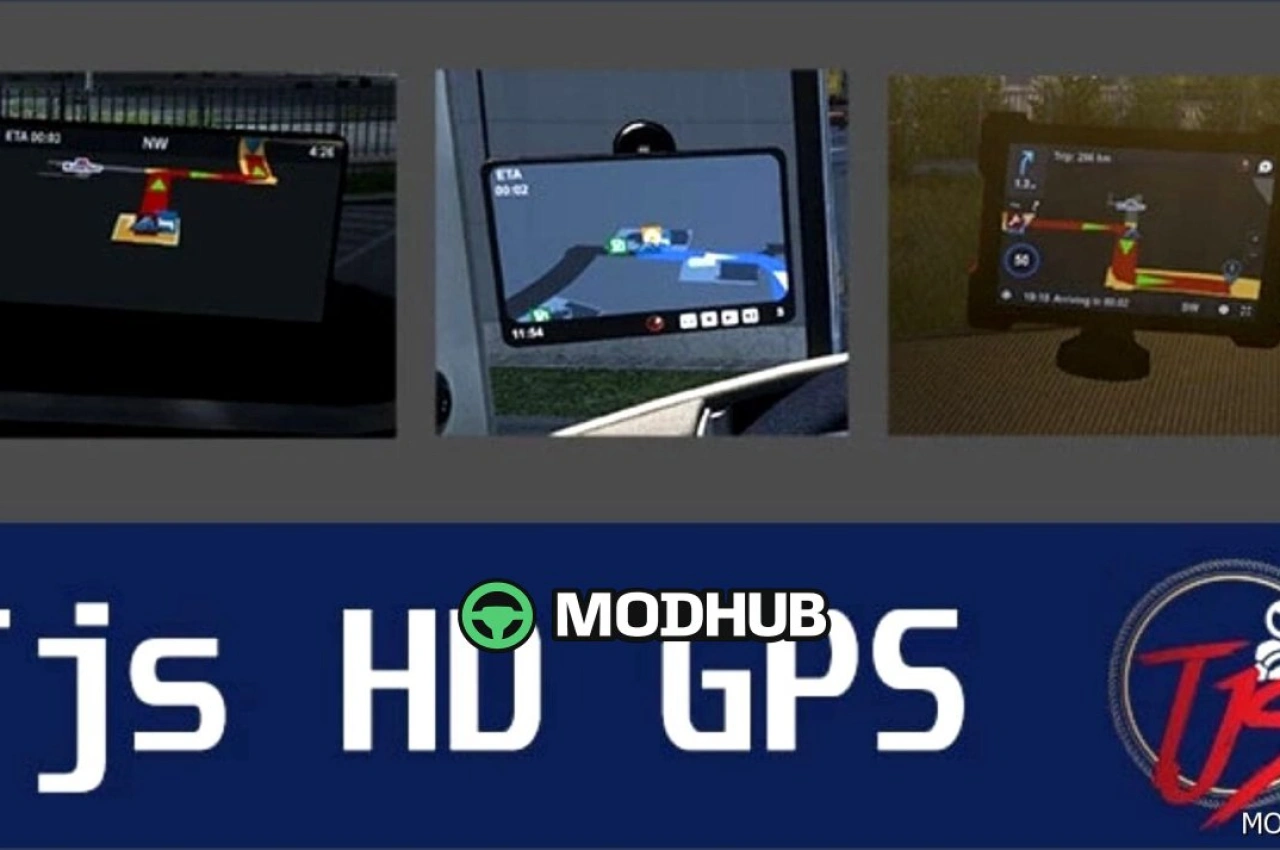 GPS Мод HD V1.5.8 для American Truck Simulator