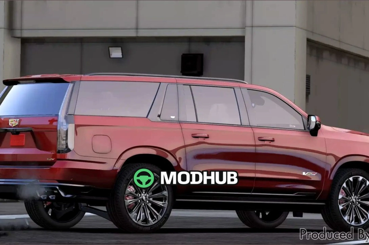 Автомобіль Cadillac Escalade V ESV 2025 для GTA 5