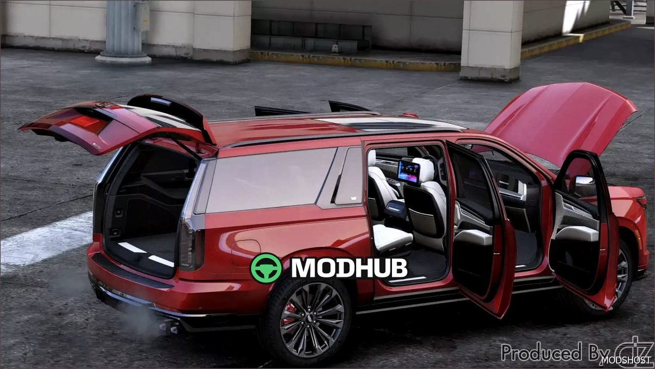 Автомобіль Cadillac Escalade V ESV 2025 для GTA 5
