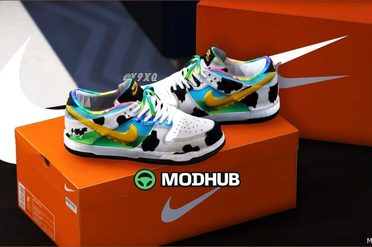 Мод Nike Dunk Lows для GTA 5