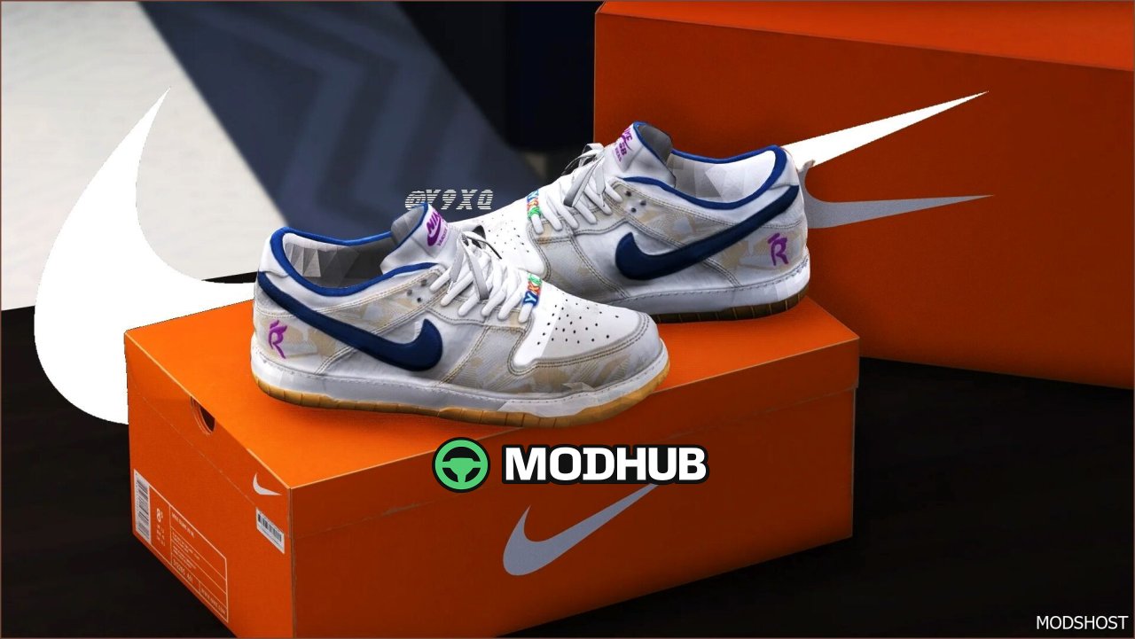 Мод Nike Dunk Lows для GTA 5