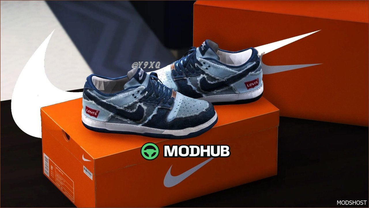 Мод Nike Dunk Lows для GTA 5