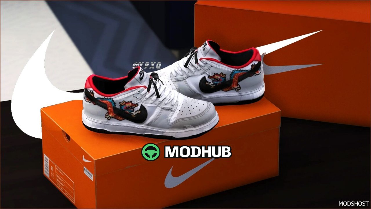 Мод Nike Dunk Lows для GTA 5