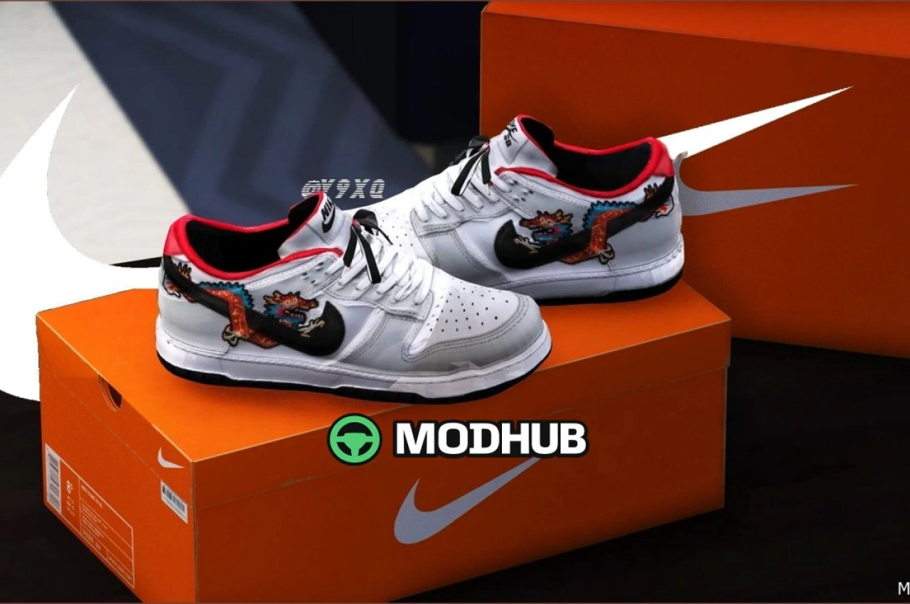 Мод Nike Dunk Lows для GTA 5