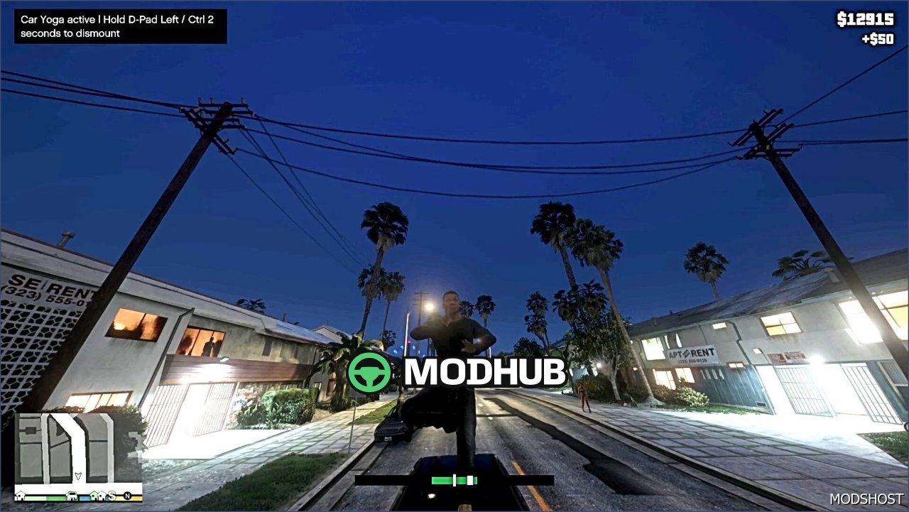 Скрипт Car Yoga для GTA 5