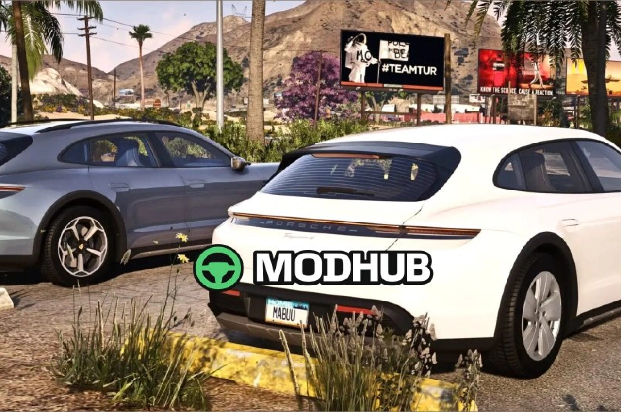 Автомобіль Porsche Taycan 4 для GTA 5