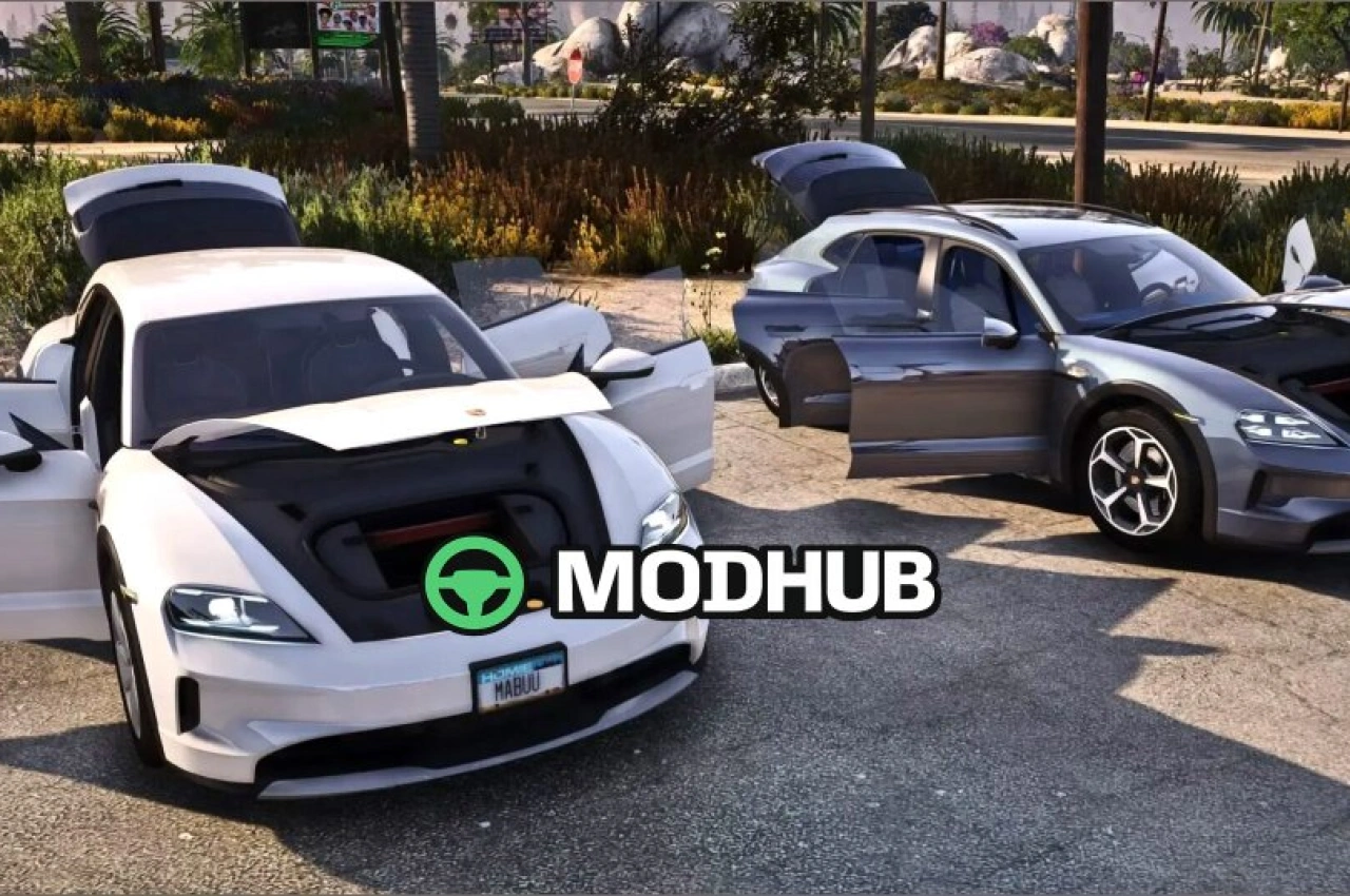 Автомобіль Porsche Taycan 4 для GTA 5