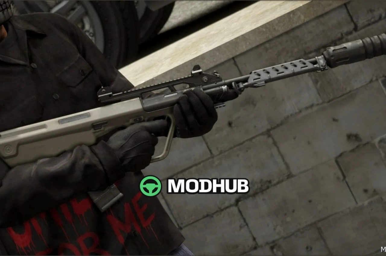 Зброя Steyr AUG Hbar для GTA 5