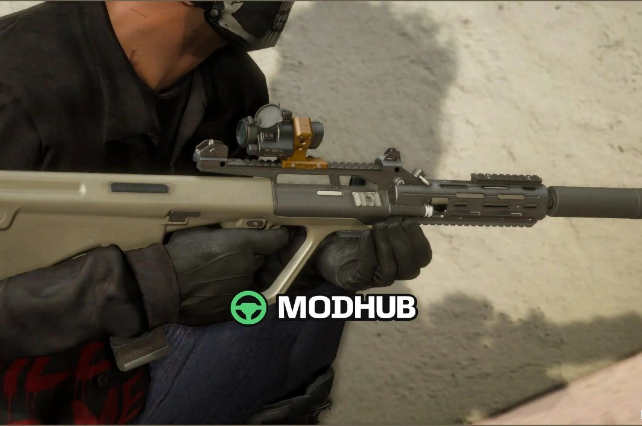 Зброя Steyr AUG Hbar для GTA 5