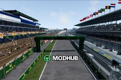 Mapa Circuit de La Sarthe 2026 do BeamNG.drive