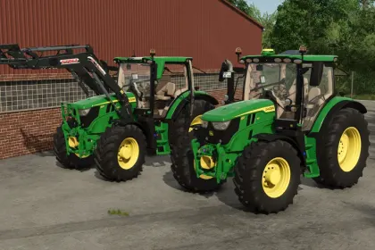 Effizienter Traktor John Deere 6R 110-150 (EU) — Wendiger Helfer für Ihren Bauernhof — 1