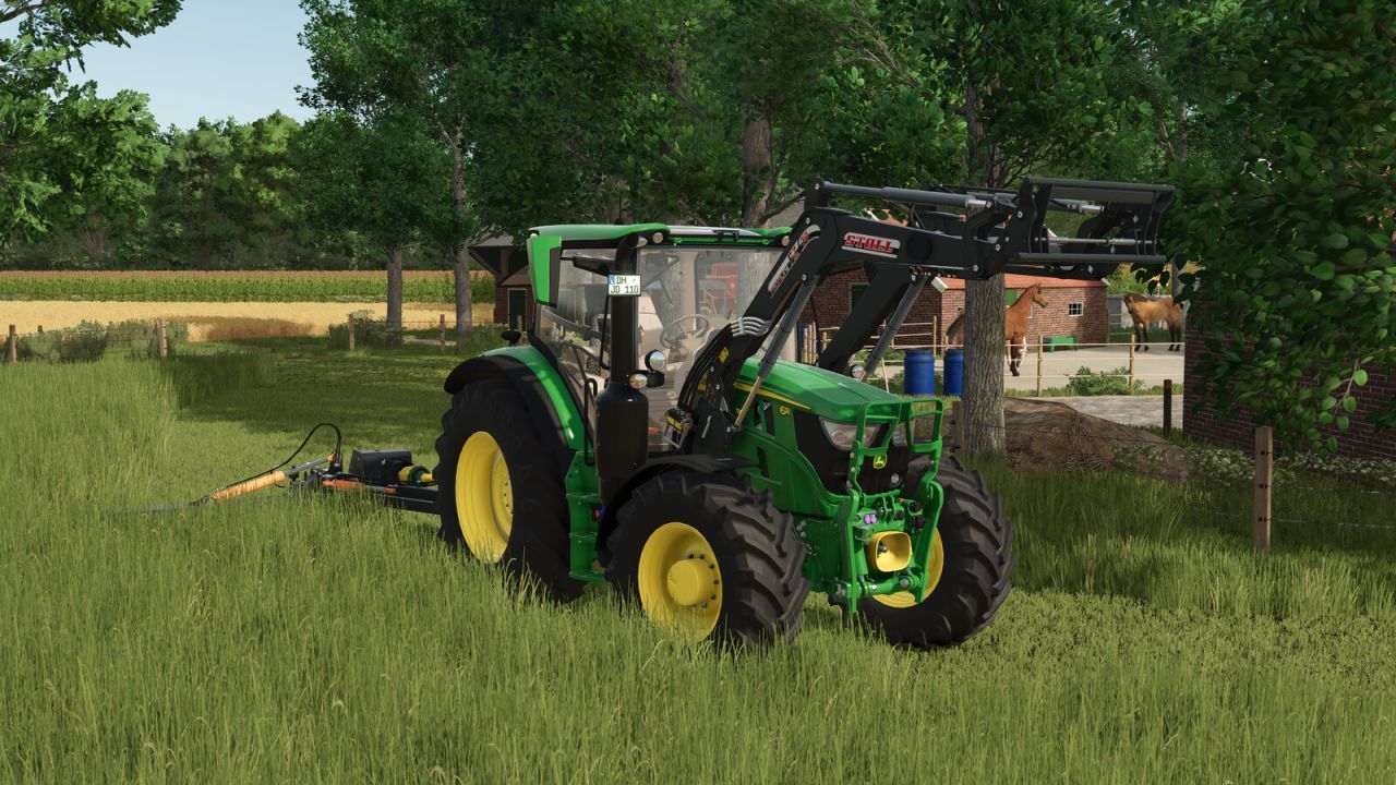 Effizienter Traktor John Deere 6R 110-150 (EU) — Wendiger Helfer für Ihren Bauernhof