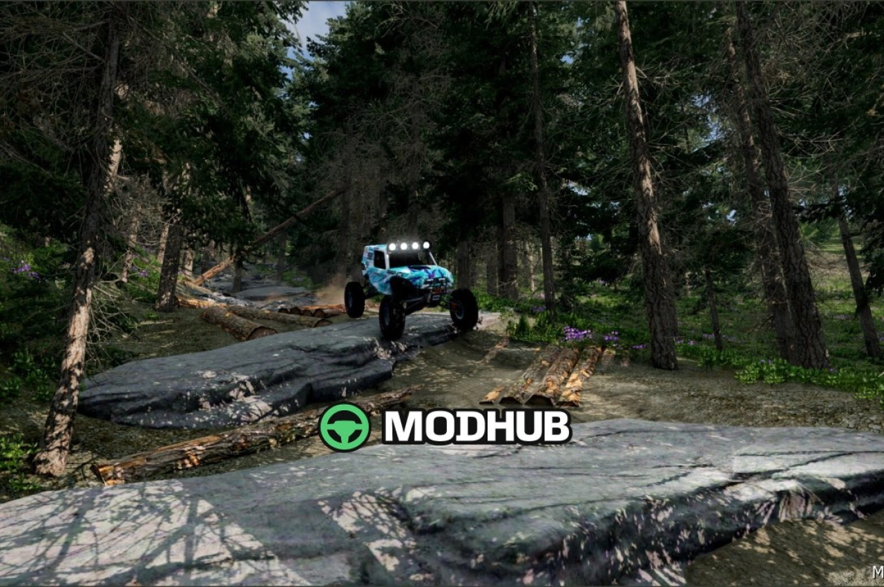 Карта Black Hills Battle Ultra 4 для BeamNG.drive