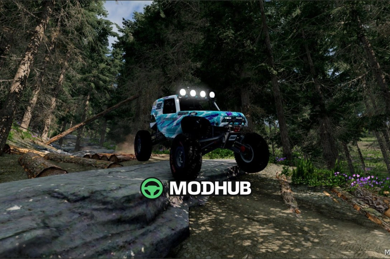 Карта Black Hills Battle Ultra 4 для BeamNG.drive