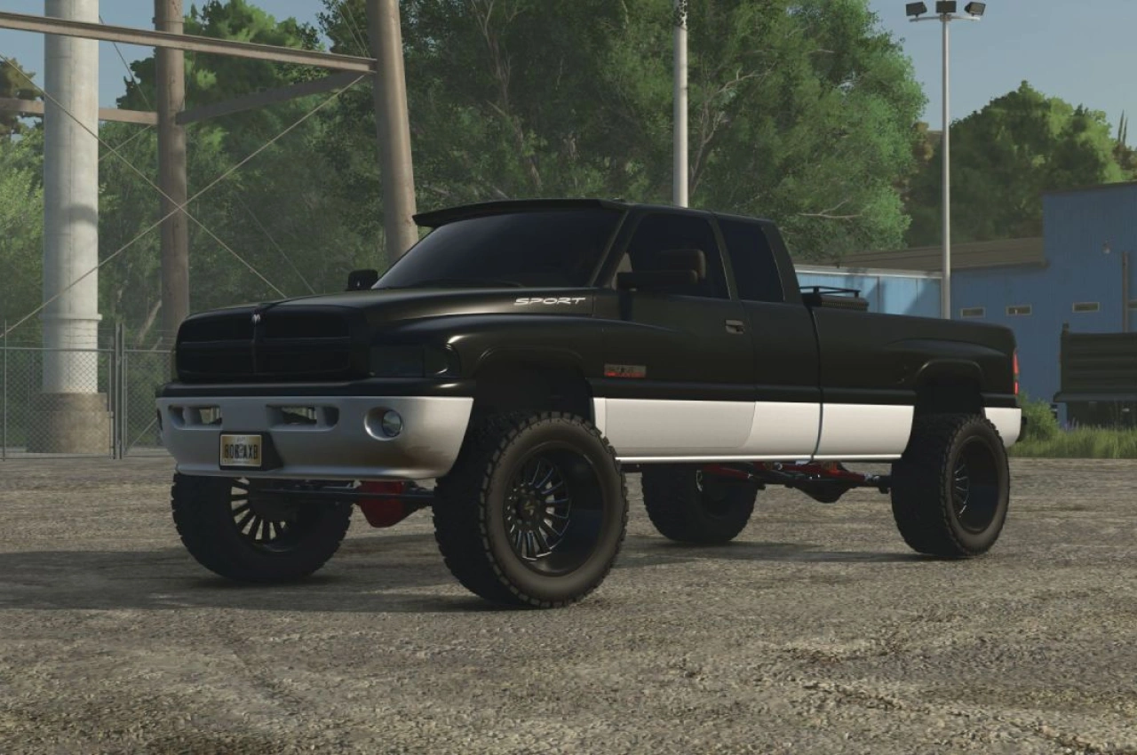 Пікап Dodge Ram 2500 1999 року для Farming Simulator 25