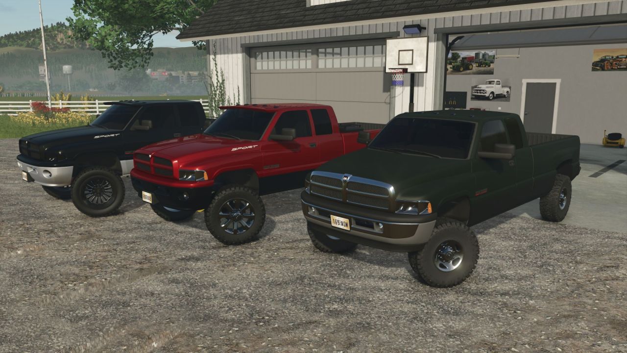 Pickup Dodge Ram 2500 1999 für Farming Simulator 25