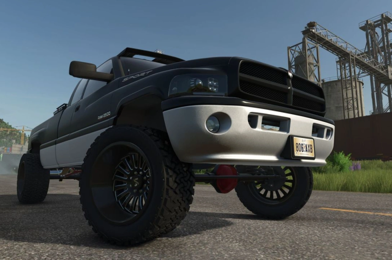 Пікап Dodge Ram 2500 1999 року для Farming Simulator 25