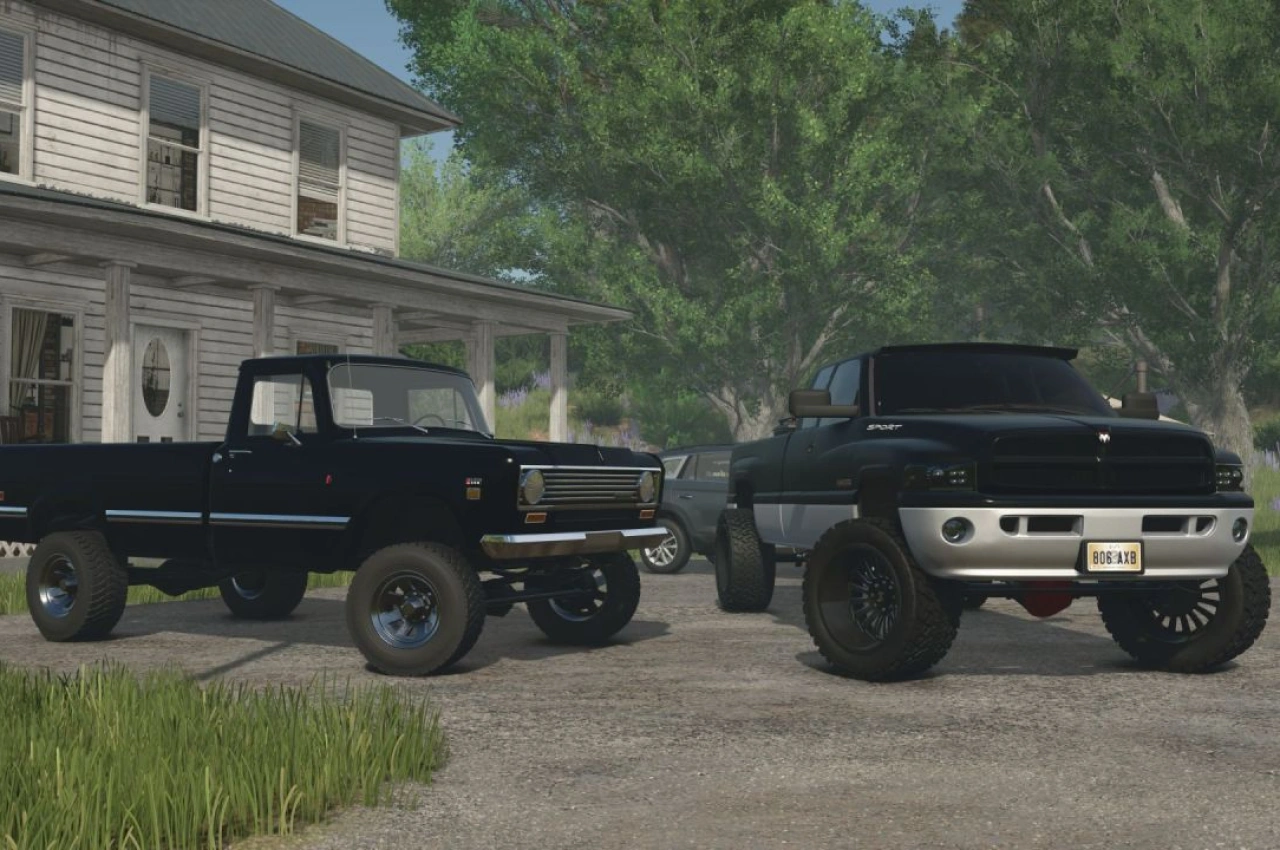 Пікап Dodge Ram 2500 1999 року для Farming Simulator 25