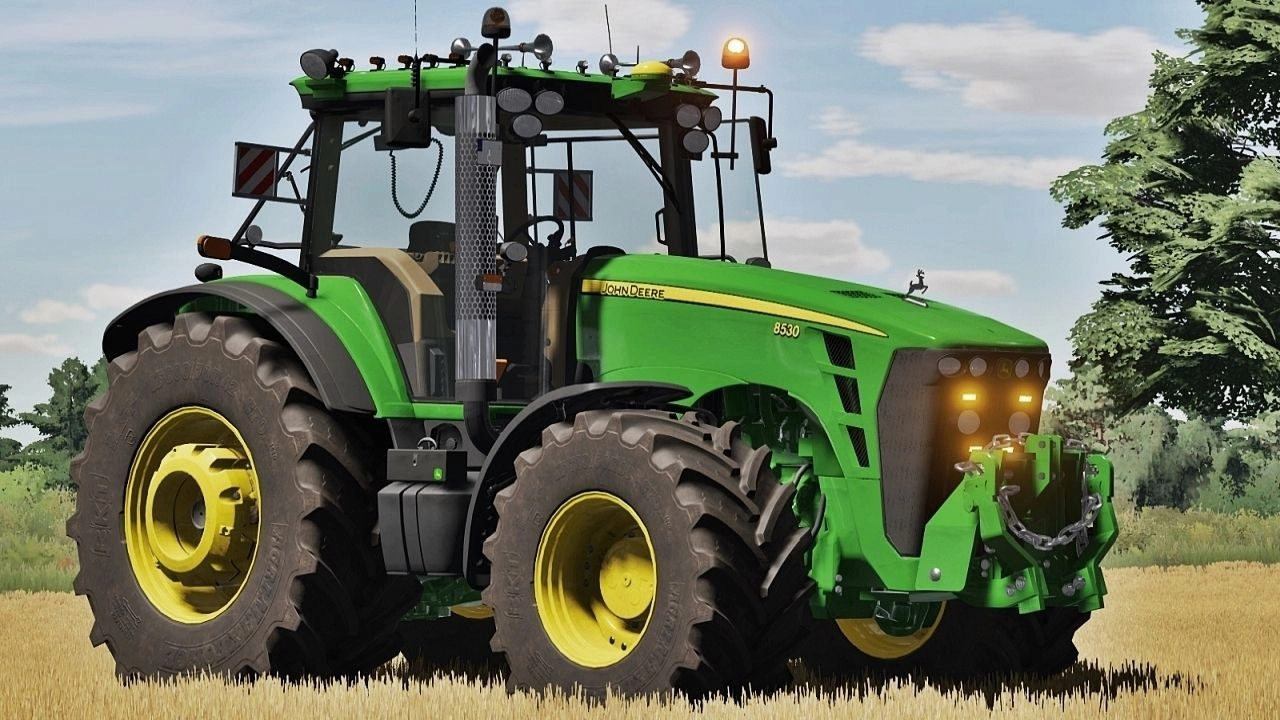 Трактор John Deere 8030 Series (IC) для Farming Simulator 25