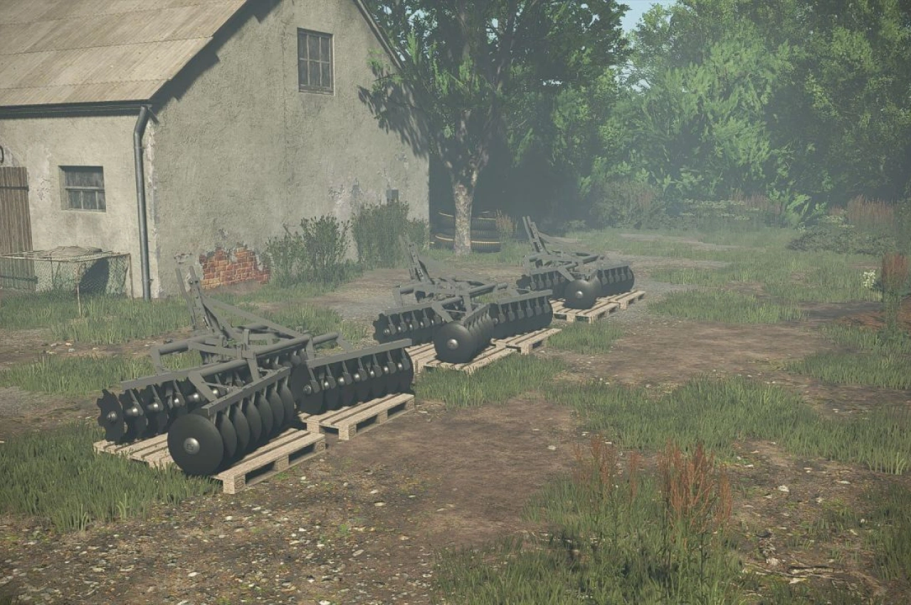 Дискова борона Lemind Leskovac Tanjirace Pack для Farming Simulator 25