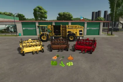 Потужний Комбайн Ropa Panther 2 Pack — Збирання Коренеплодів та Овочів у FS25 — 6