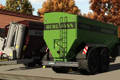 Ефективний Причіп Bergmann GTW330 на 33 000 л для Farming Simulator 25
