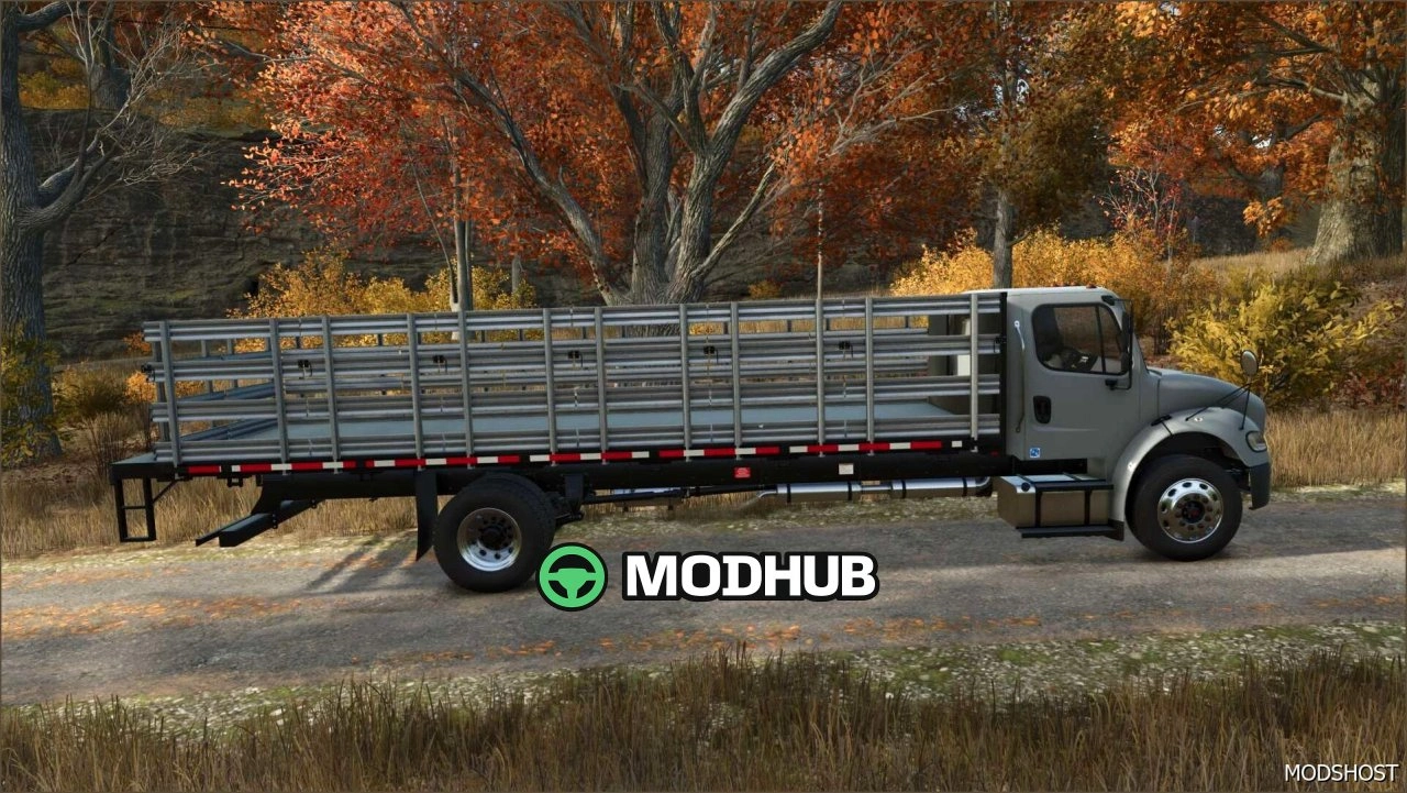 Вантажівка Freightliner M2 Stakebed V1.6 для Farming Simulator 25