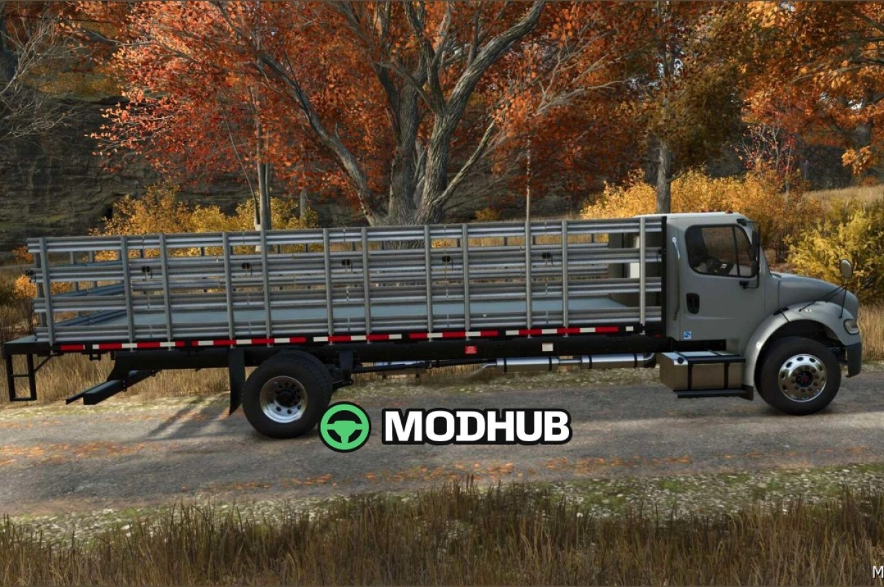 Вантажівка Freightliner M2 Stakebed V1.6 для Farming Simulator 25