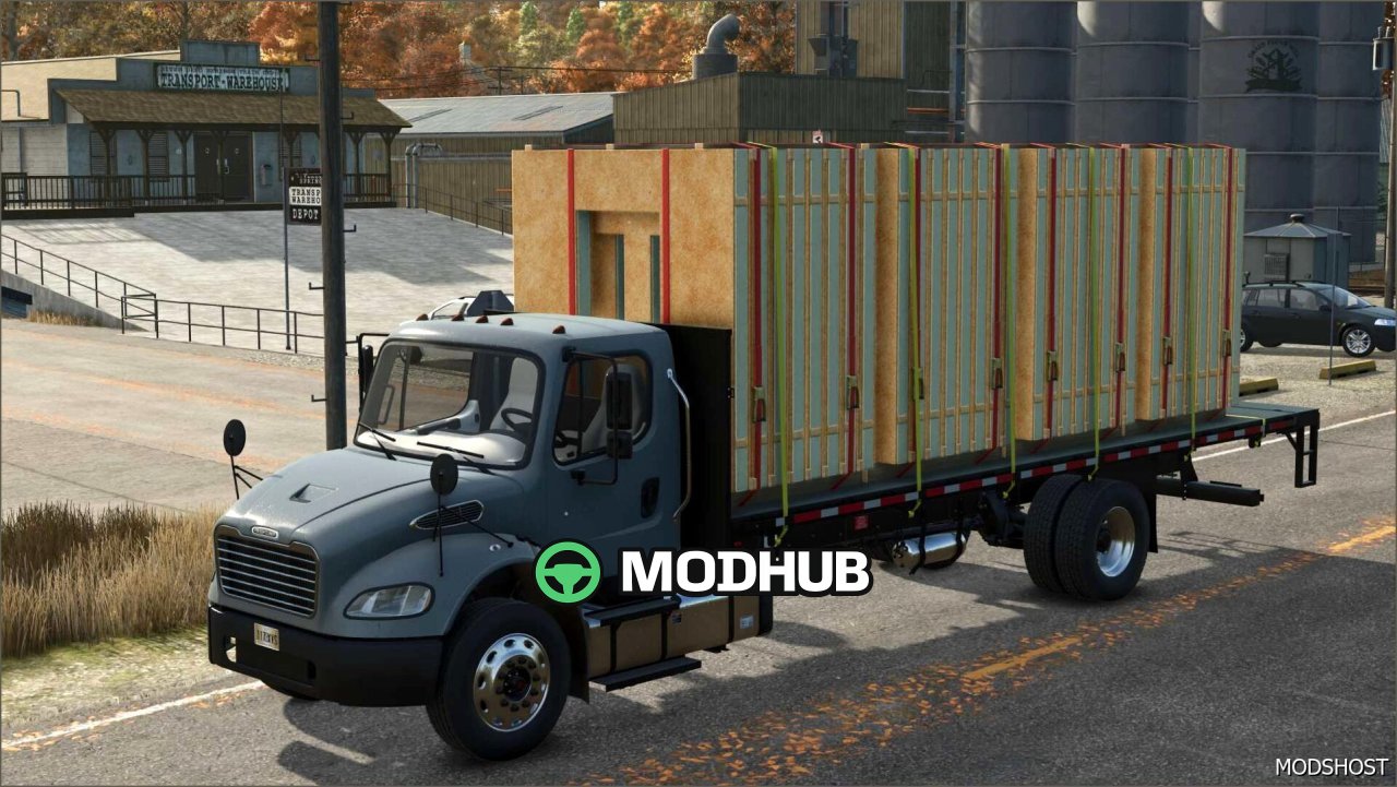 Вантажівка Freightliner M2 Stakebed V1.6 для Farming Simulator 25