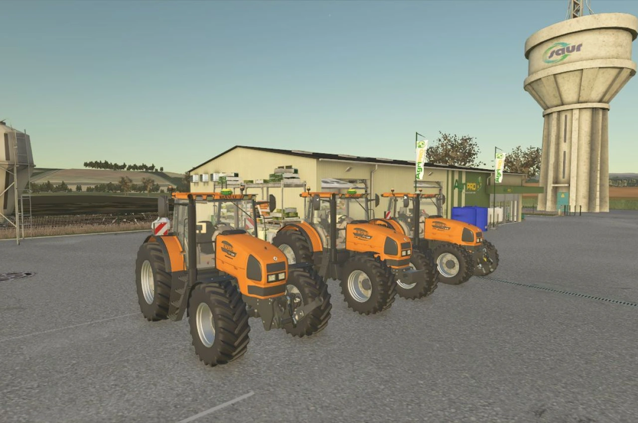 Трактор Renault Ares 700/800 для Farming Simulator 25